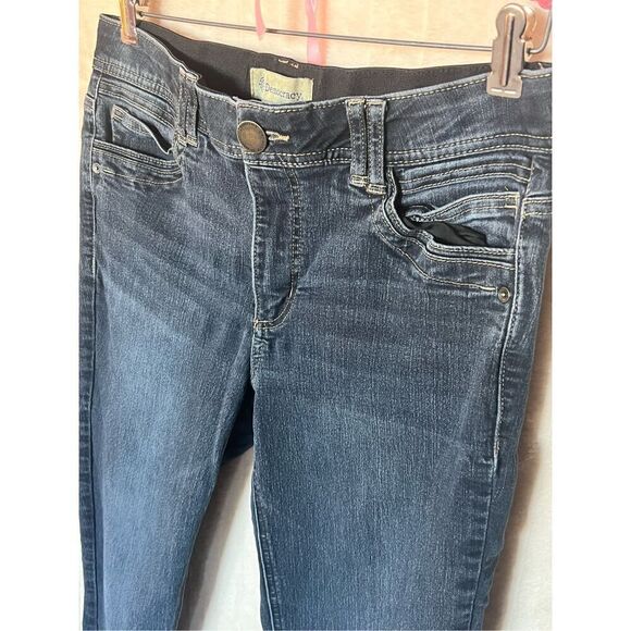 Democracy “ab” Technology Blue Jeans Woman’s Size 10 Skinny Leg - Picture 3 of 11